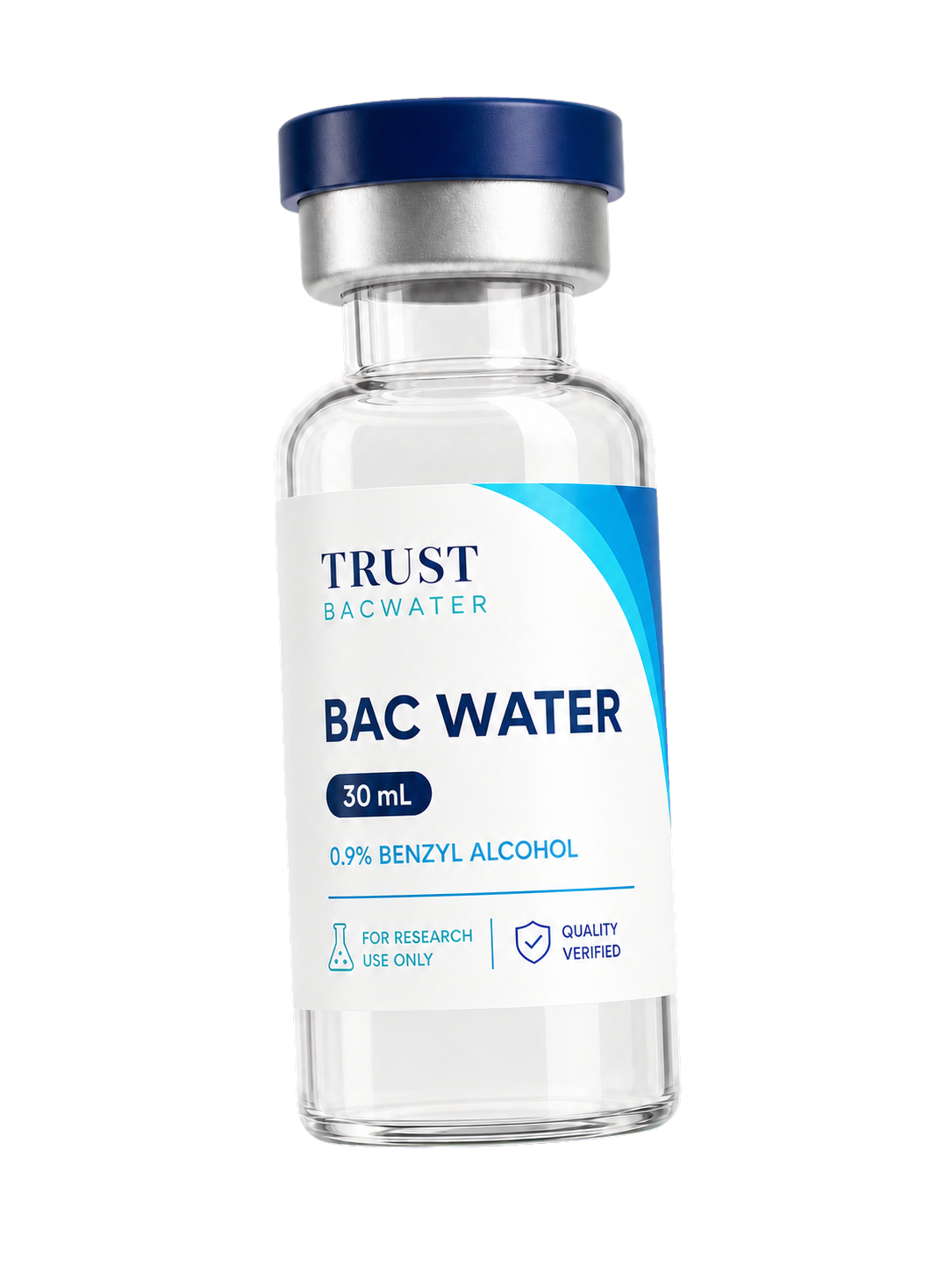 Angled view of the TRUST BACWATER research vial